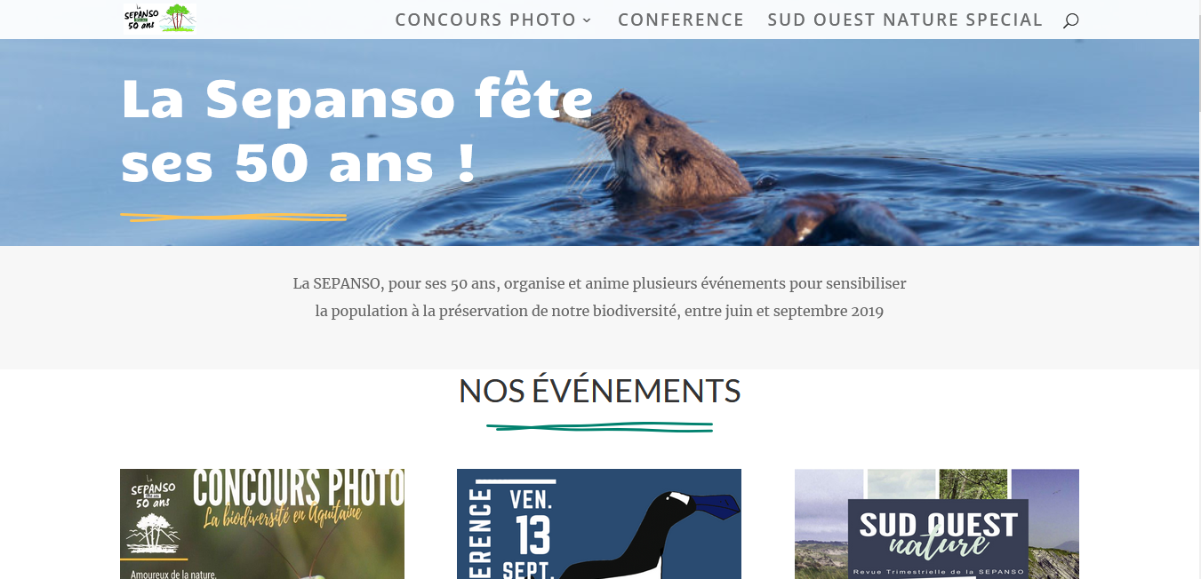 Capture d'écran de l'ancien site